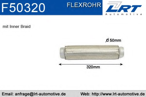 LRT F50320 Flex Hose, exhaust system